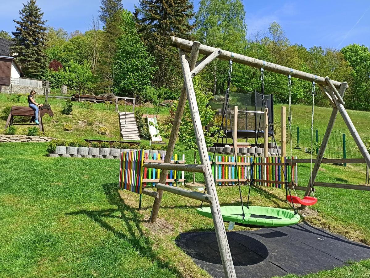 Ferienwohnung Edelmann Markersbach Buitenkant foto